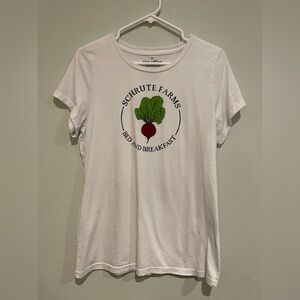 The Office Schrute Farms Bed and Breakfast novelty tee shirt. Size XL